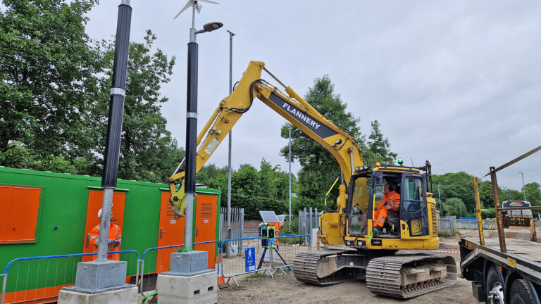 ReLuminate off-grid hybrid lighting at Transpennine Rail Extension case study