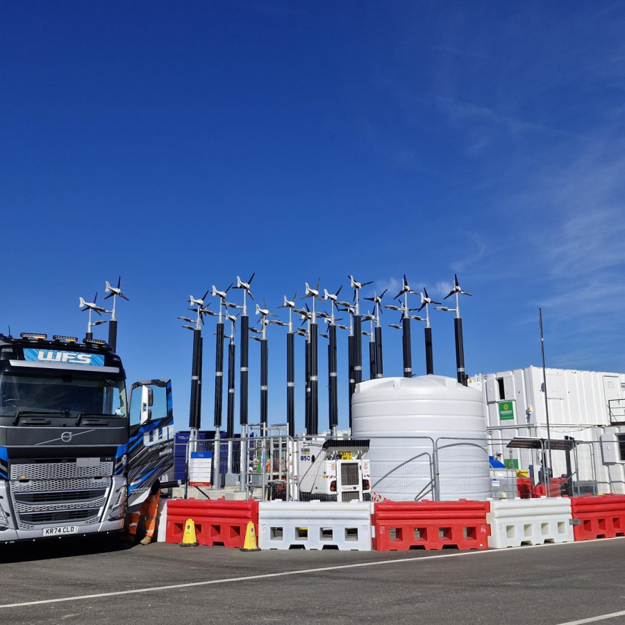 Diesel-free off-grid lighting | hybrid solar and wind